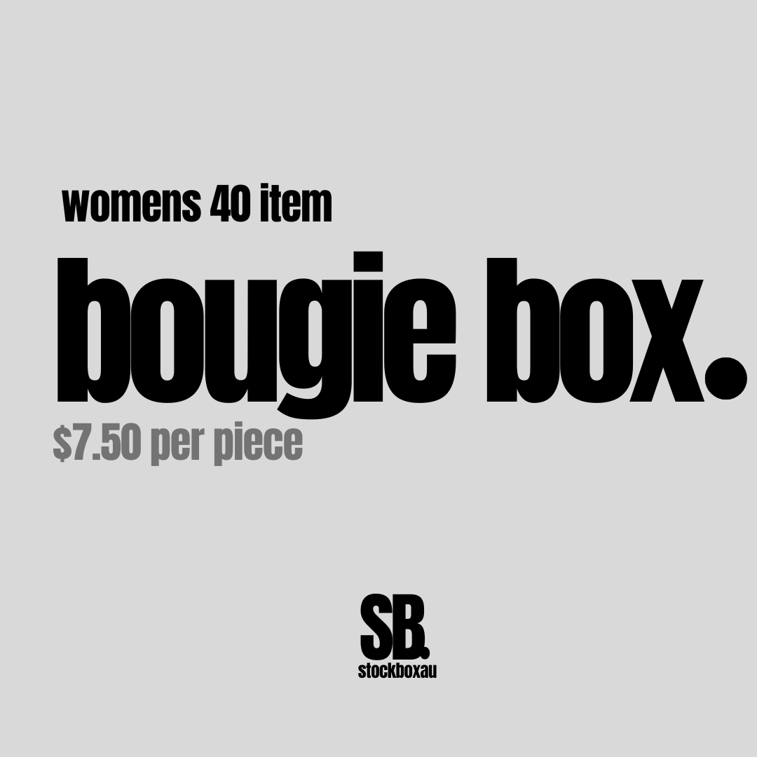 Women's Bougie Box (40 piece x $7.50 per item)